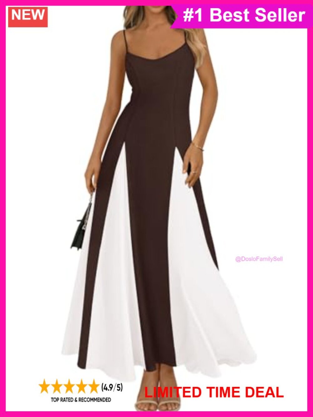 Spaghetti Strap Backless A-Line Maxi Dress Sleeveless Summer Wedding Guest